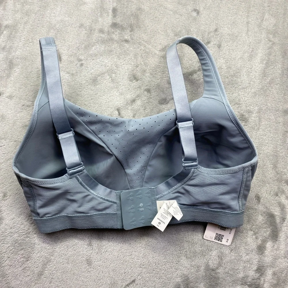 Lululemon Run Times Bra High Support B–E Cups Blue Size 32E NWT‎ W2BN4S
